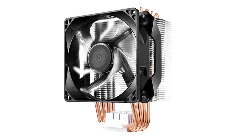 Cooler Master H411 Compact Air Tower; 92mm White LED Fan; 4 Heat Pipes.