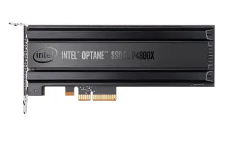 Intel SSD P4800X Series (750GB; 1/2 Height PCIe x4; 20nm; 3D XPoint) Read 2400MB/s; Write 2000MB/s. .