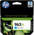 HP 963XL High Yield Cyan Original Ink Cartridge;1;600 pages