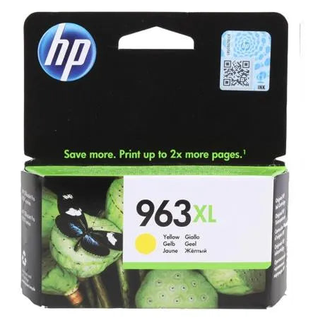 HP 963XL High Yield Yellow Original Ink Cartridge;1;600 pages