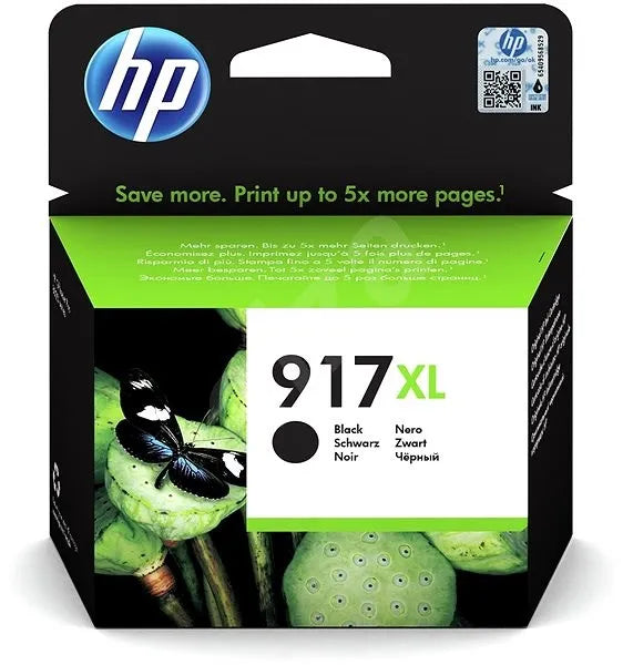 HP 917XL Extra High Yield Black Original Ink Cartridge;1;500 pages - 8023 only