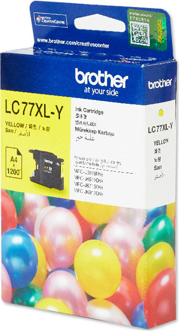 Brother High Yield Yellow Cartridge for MFCJ6510DW