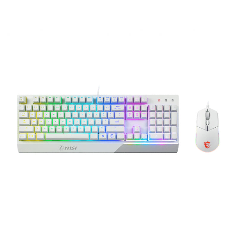 MSI Vigor GK30 Mechanical Wired Gaming Combo – White