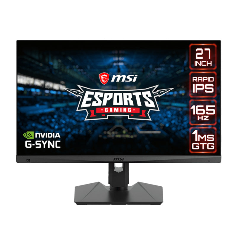 MSI Optix MAG274QRF 27" 1440p
 165HZ 1ms FHD | G-Sync Gaming Monitor