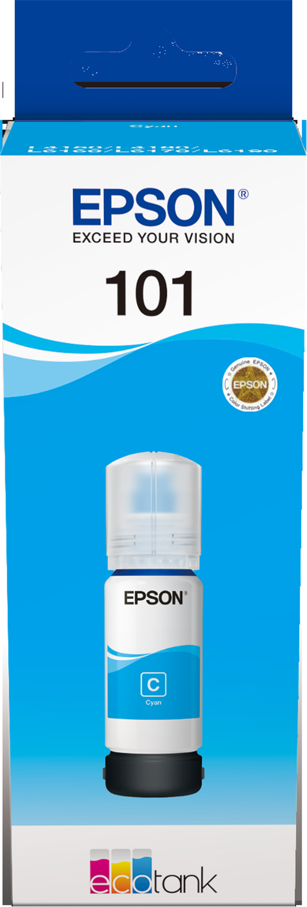 Cyan Ink Bottle Epson Ecotank