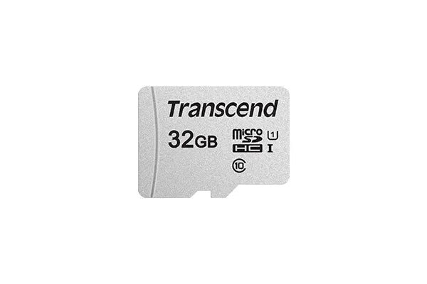 TRANSCEND 300S 32GB MICRO SD UHS-1  U1 CLASS10 - READ 95 MB/S - WRITE 45MB/S - WITHOUT ADPTOR - TLC