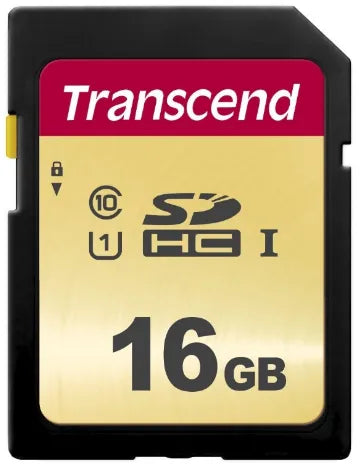 TRANSCEND 500S 16GB UHS-I CLASS 10 U1 SDHC CARD - MLC - TecAfrica Solutions