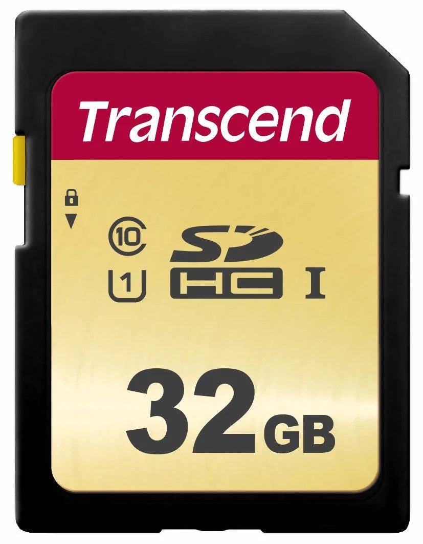 TRANSCEND 500S 32GB UHS-1 CLASS 10 U1 SDHC CARD - MLC - TecAfrica Solutions