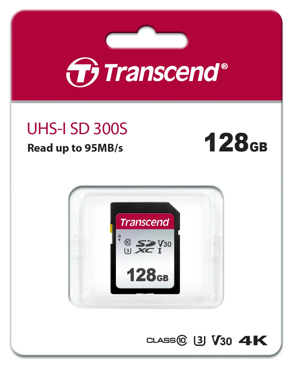 TRANSCEND 300S 128GB UHS-1 CLASS 10 U1 U3 V10 SDXC CARD - TLC - TecAfrica Solutions