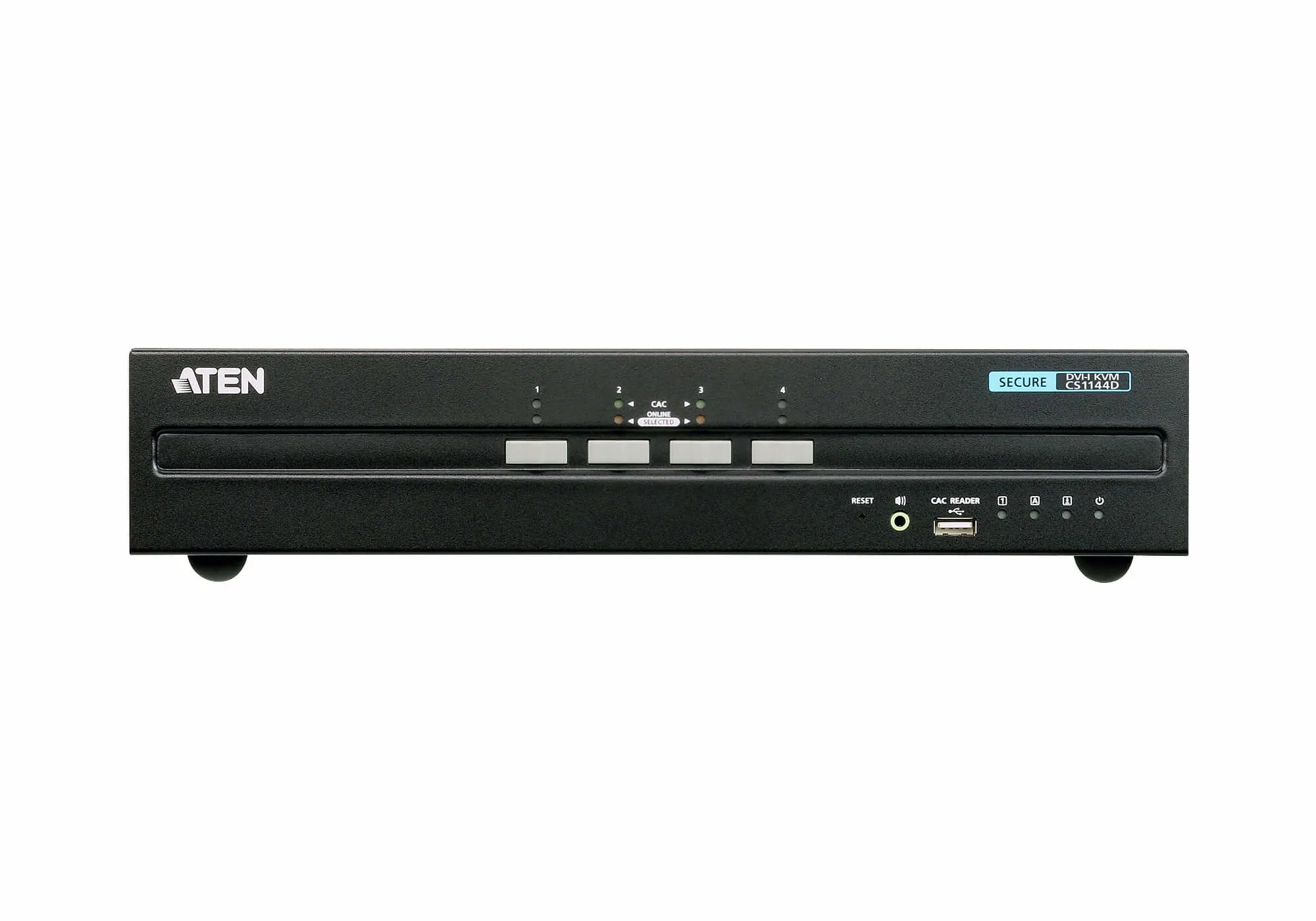ATEN 4 Port Dual Display DVI Secure KVM with PP 3.0