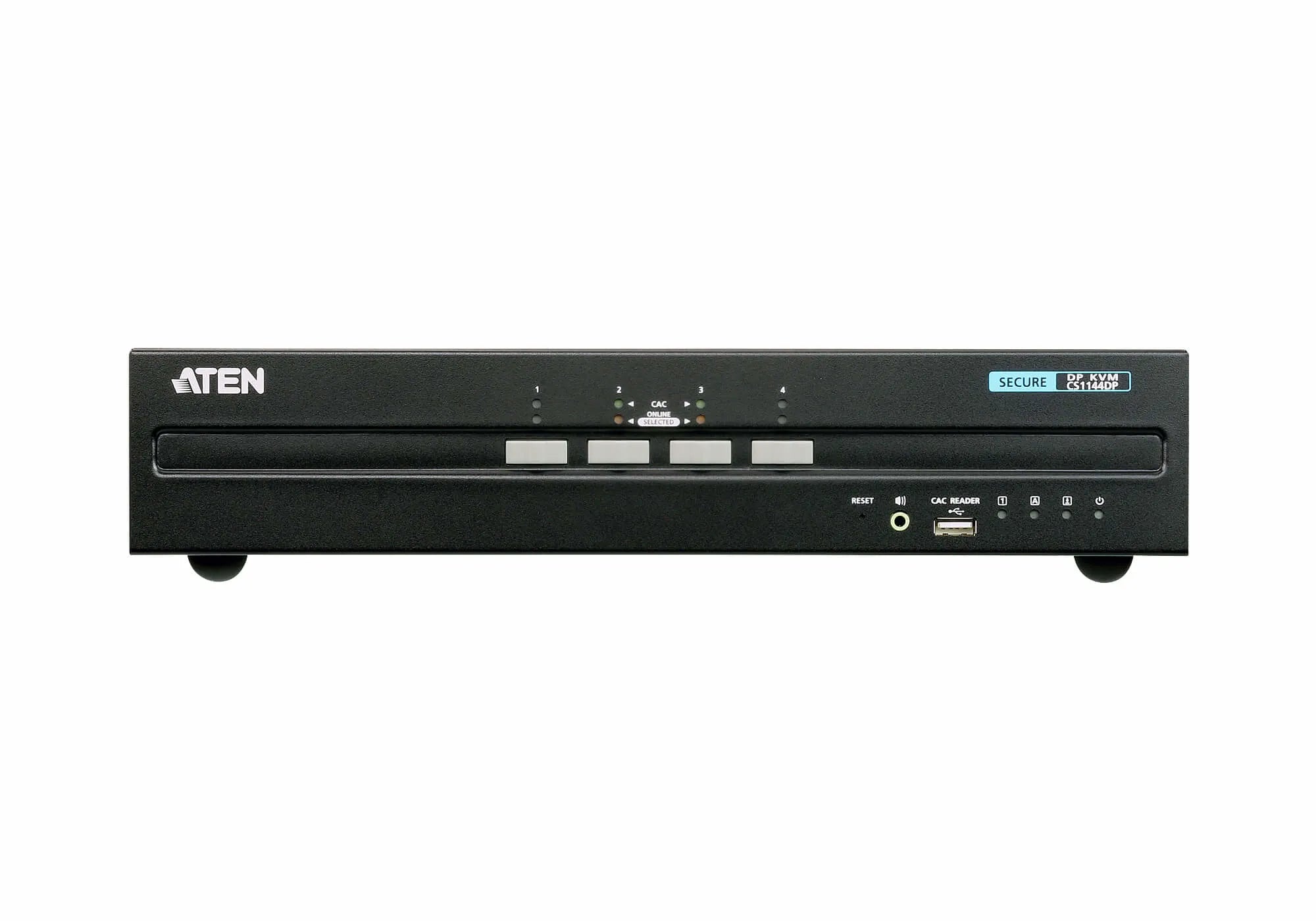 ATEN 4 Port Dual Display DisplayPort Secure KVM with PP 3.0