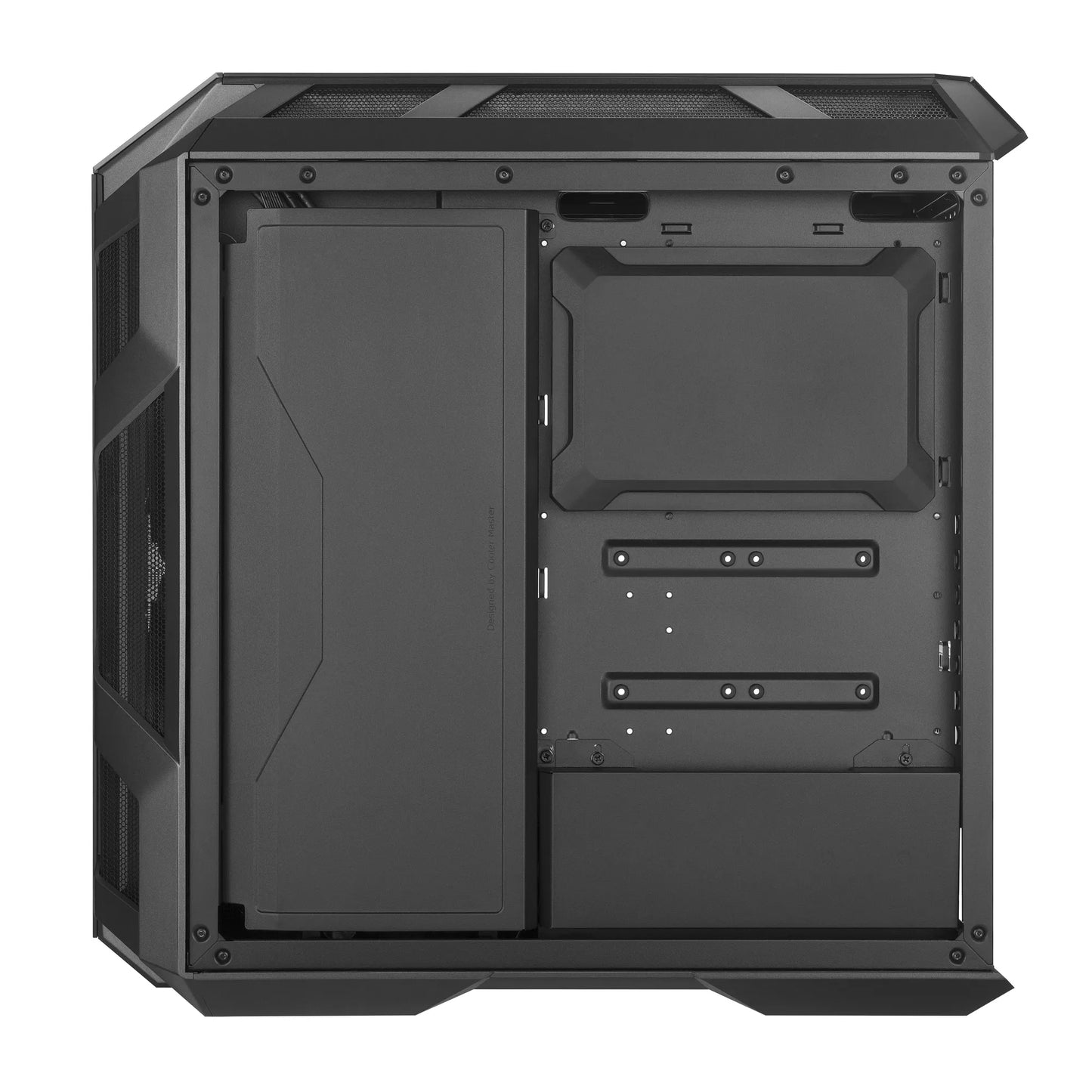 Cooler Master Mastercase H500M ATX; Iron Grey; Tempered Glass; 2x 200mm ARGB Fans; ARGB Controller; GPU Support Arm.