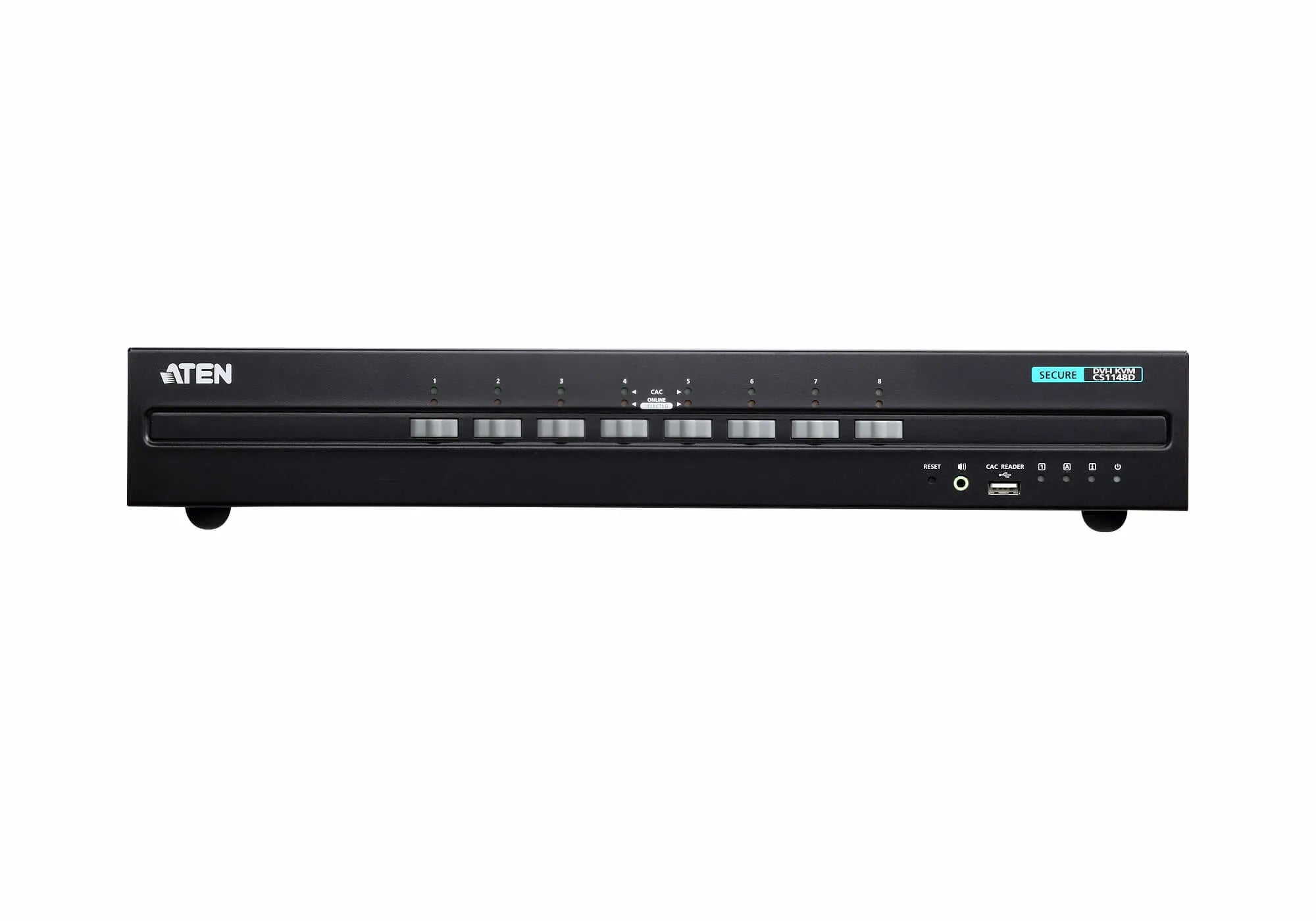 ATEN 8 Port Dual Display DVI Secure KVM with PP 3.0