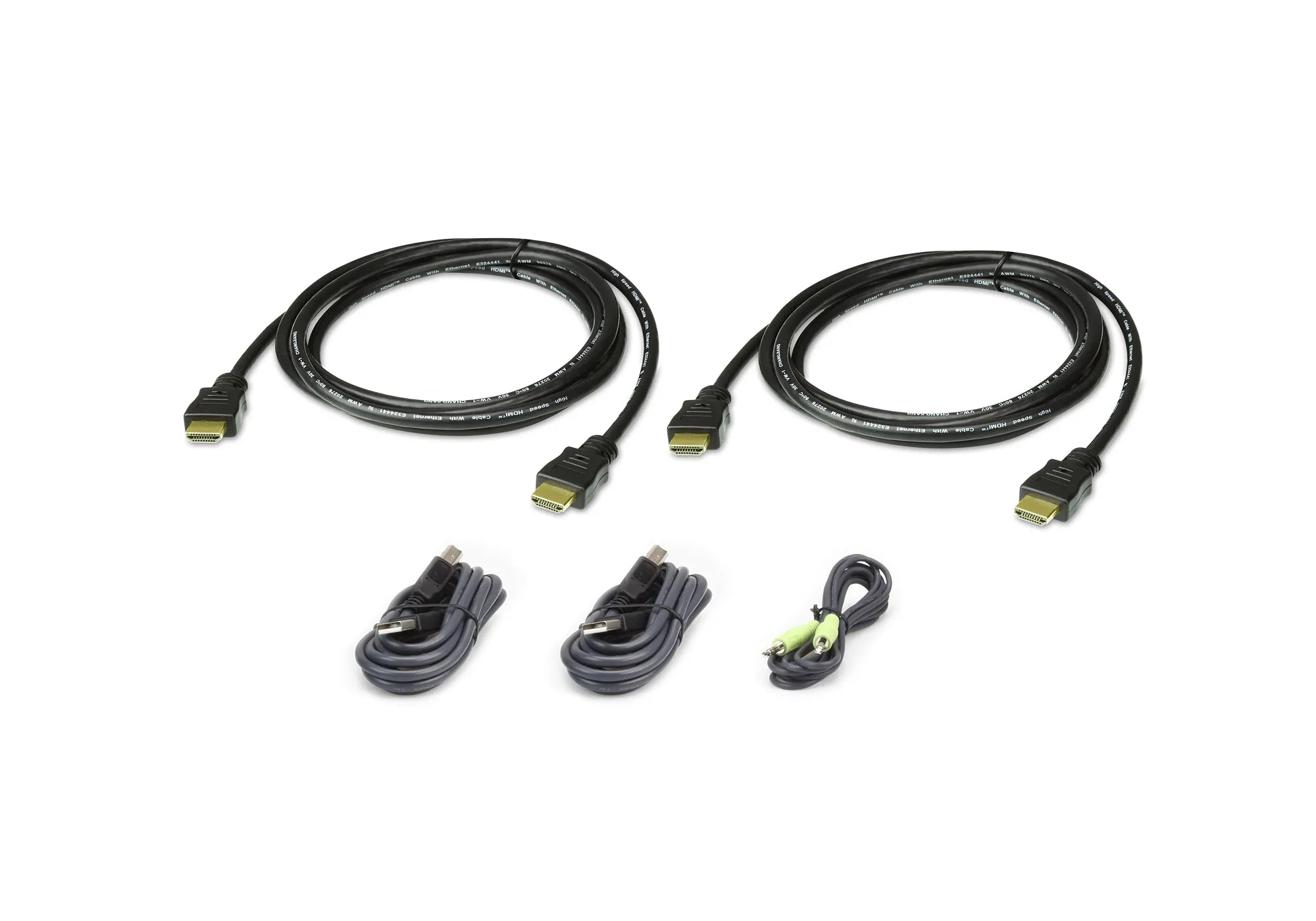 ATEN 1.8M Dual Display HDMI Secure KVM Cable Kit
