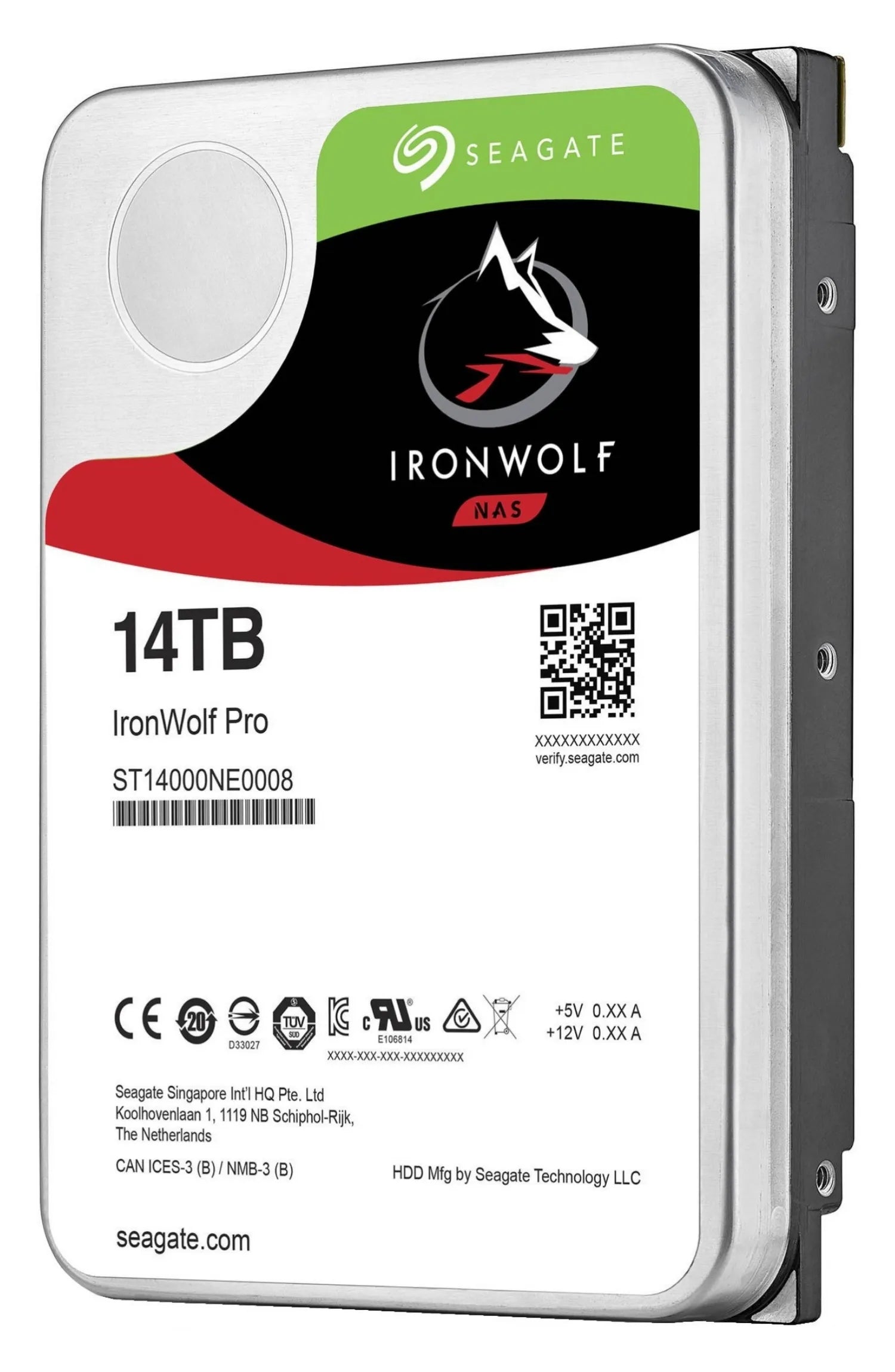 Seagate Ironwolf Pro 14TB NAS; SATA 6GB/s; RPM 7200; 256MB Cache - TecAfrica Solutions