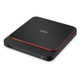 Seagate LaCie Portable SSD 500GB; 540MB/s transfer; Mac; Windows; USB 3.0; USB-C; diamond cut design