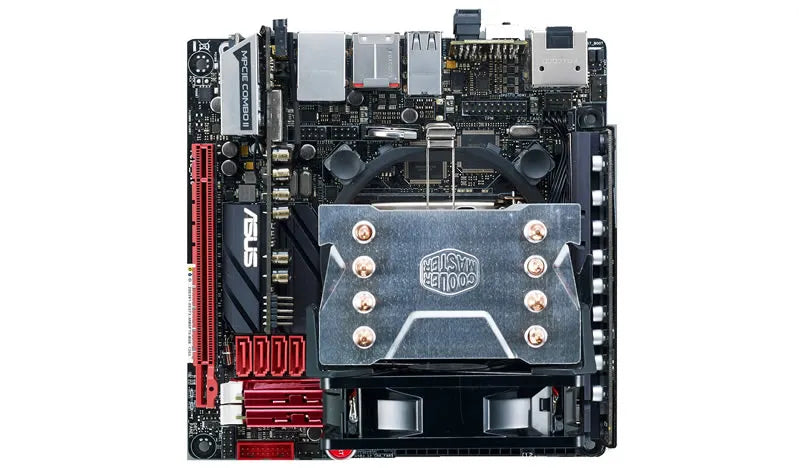 Cooler Master H410 Compact Air Tower; 92mm Red LED Fan; 4 Heat Pipes.