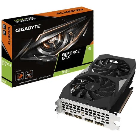 GIGABYTE nVidia GeForce® GTX 1660 OC - 6144MB GDDR5 HDMI/DP x3.