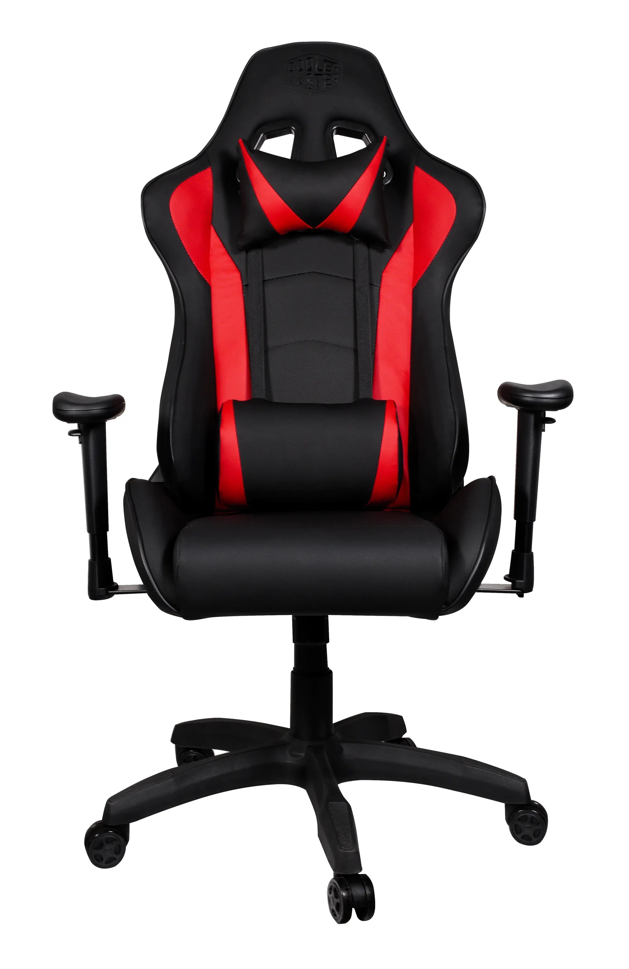 Cooler Master Caliber R1 Gaming Chair; Black and Red; Recline; Height Adjust; Head and Lumbar Pillows; Premium Materials; Ergo
