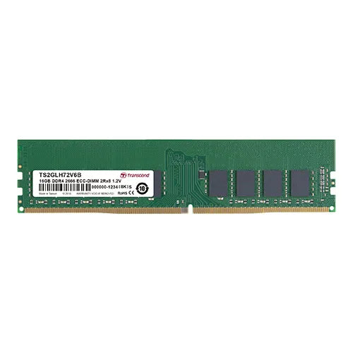 TRANSCEND 16GB DDR4-2666 ECC DIMM 2RX8 - TecAfrica Solutions
