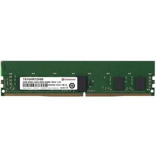 TRANSCEND 8GB DDR4-2666 REG-DIMM CL17 2Rx8 1Gx8