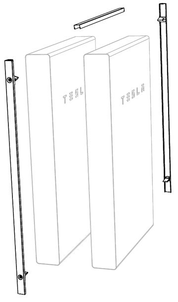 Tesla Multi-Powerwall stack kit