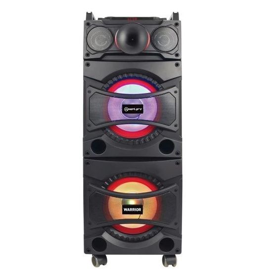 Amplify Warrior series Double 10″ Bluetooth Party Speaker with Microphone