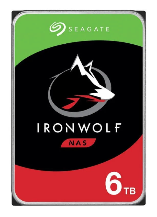 Seagate 6TB Ironwolf NAS HDD; 3.5''; SATA 6GB/s Interface; 256MB cache; RPM 5400 - TecAfrica Solutions