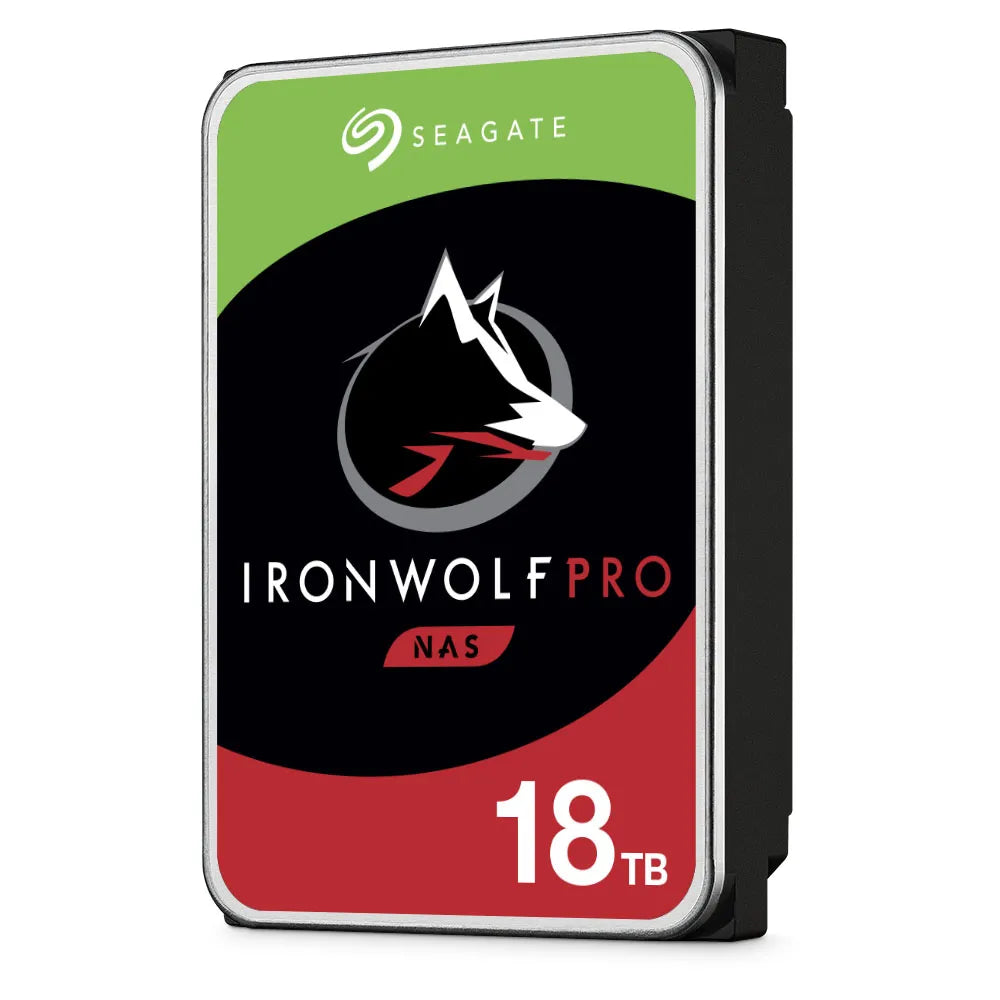 Seagate Ironwolf Pro 18TB HDD; SATA 6GB/s; 256MB cache; RPM7200