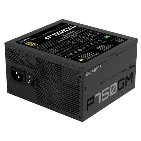 Gigabyte P750GM Gold Certified 750W PSU - Fully Modular - 5 Year Warranty