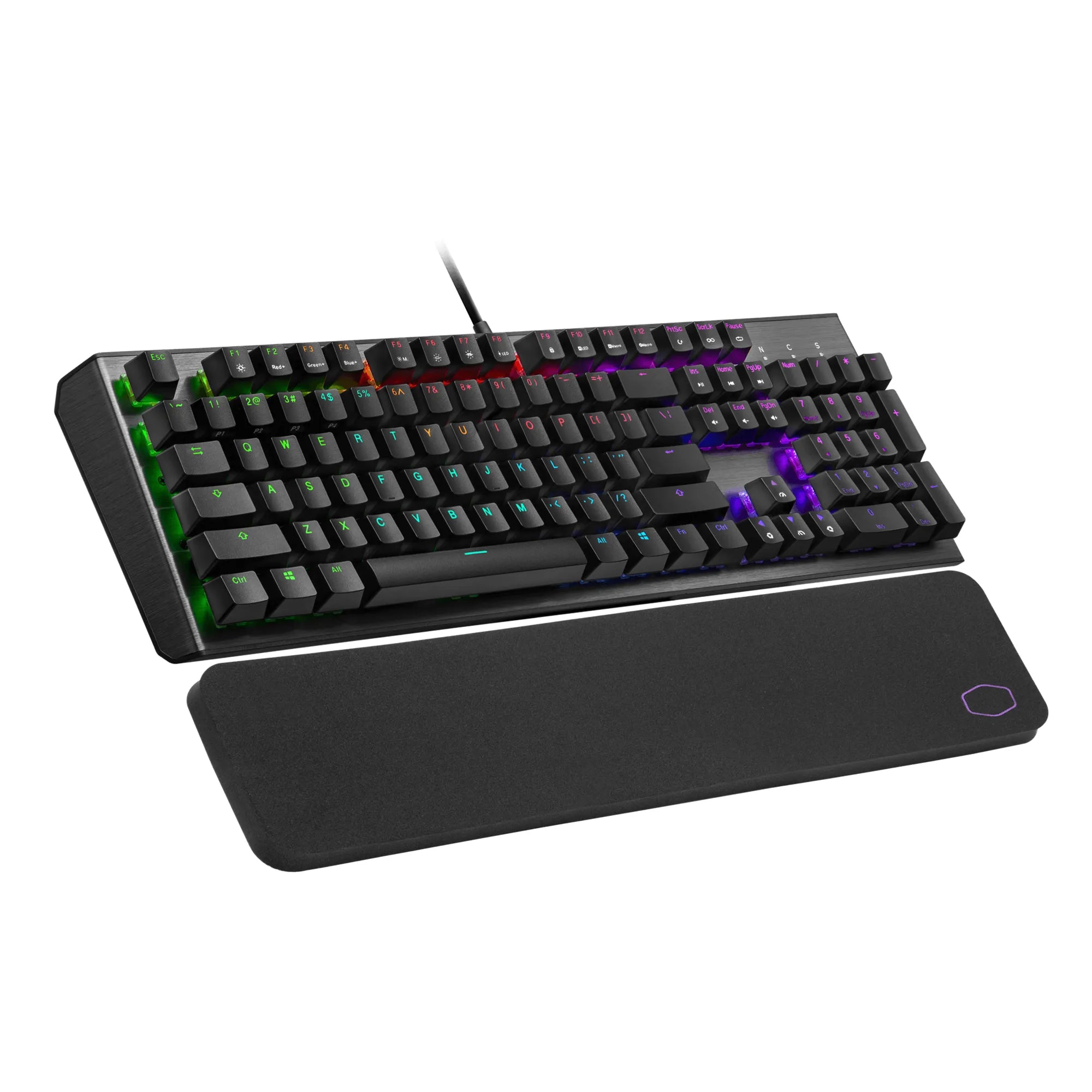 Cooler Master CK550 V2 RGB Keyboard; RedMechanical Switches; Brushed Aluminum; Included soft and plush wrist rest; ABS KeyCaps - TecAfrica Solutions