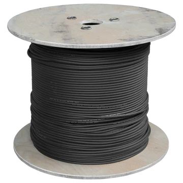 KBE Solar cable, DB+ (triple certified, EN50618) 6mm², blk