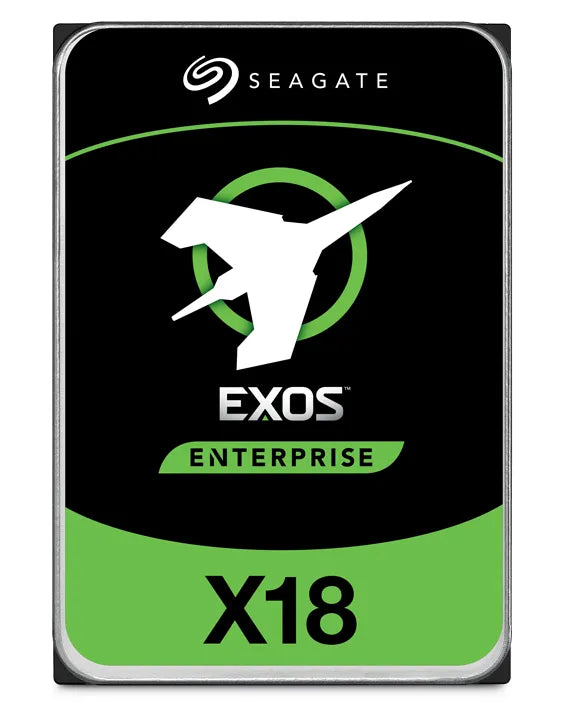 Seagate Exos X18 16TB HDD; 3.5''; 6GB/s SATA SED Model Fast Format 4Kn/512e; RPM 7200