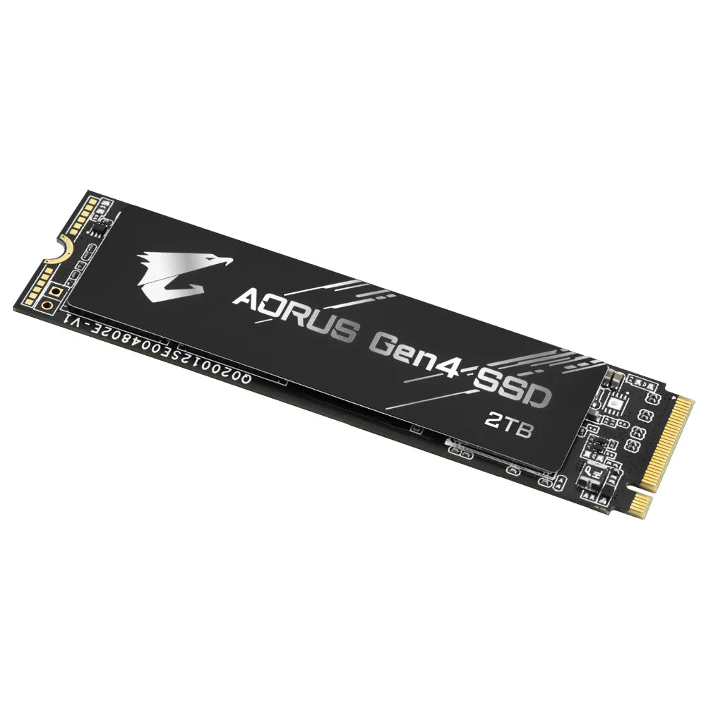 Gigabyte AORUS NVMe Gen 4 SSD 2TB - No Heatsink 5000Mb/s Read - 4400Mb/s Write - 2280.