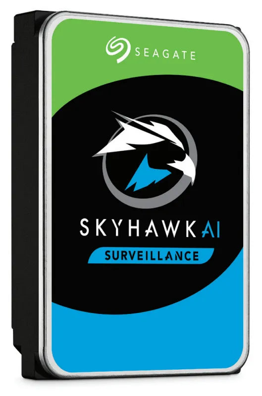 Seagate Skyhawk AI 8TB 3.5'' HDD Surveillance Drives; SATA 6GB/s Interface; 256MB Cache; RPM: 7200; 4KN