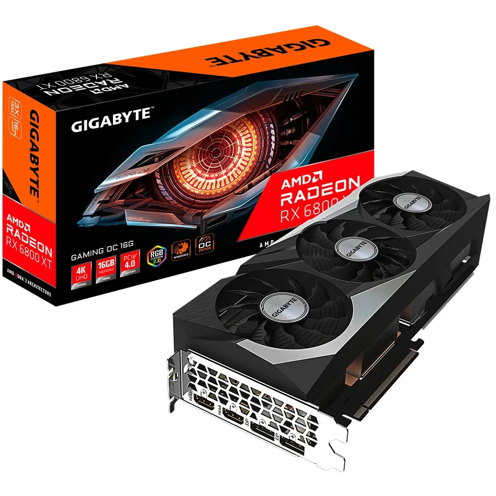GIGABYTE AMD Radeon RX 6800 XT GAMING OC - 16GB  GDDR6 2xHDMI/2xDP