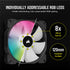 Corsair SP120 RGB ELITE; 120mm RGB LED Fan with AirGuide; Single Pack - Requires Corsair hub. - TecAfrica Solutions