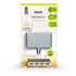 Port USB2.0 to 4 x USB2.0 480Mbps 4 Port Hub - Silver - TecAfrica Solutions