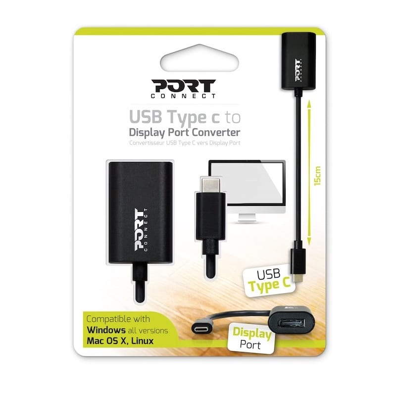 Port Connect Type-C to DisplayPort Converter - TecAfrica Solutions
