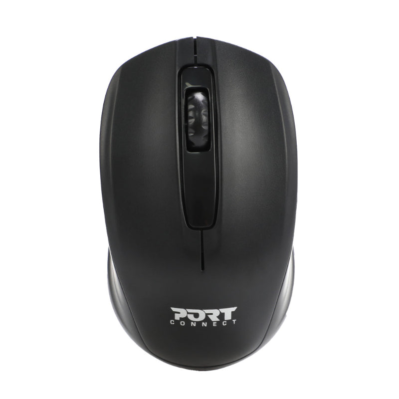 Port Connect Wireless Mouse 1000DPI - Black - TecAfrica Solutions