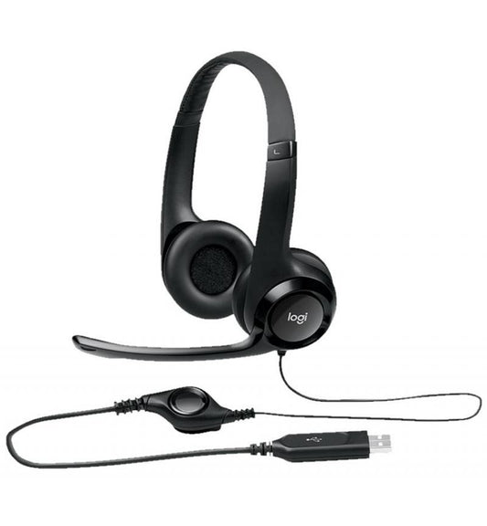 H390 BLACK USB HEADSET