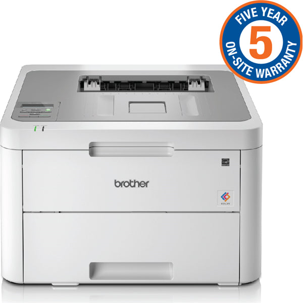 Brother Colour Laser Printer with wired and wireless networking capability (5YR onsite Warranty)
