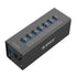 ORICO 7 Port USB3.0 Hub Aluminium - Black