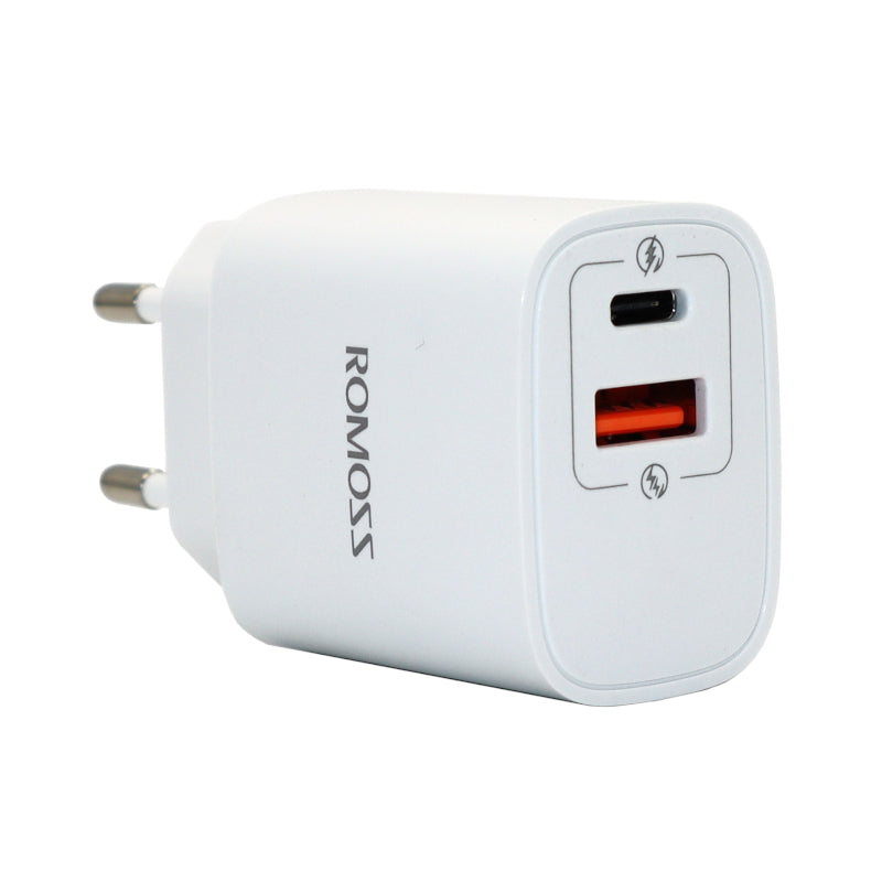 ROMOSS AC20T 2XUSB SOCKET CHARGER - FAST CHARGE