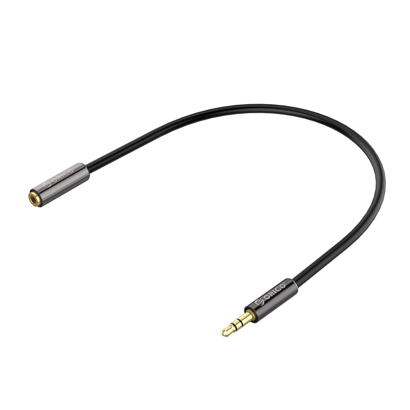 ORICO Adapter Cable 3.5mm Male to Female 1.5m - Black