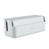 ORICO Multiplug and Surge Protector Storage Box with Device Mount - White