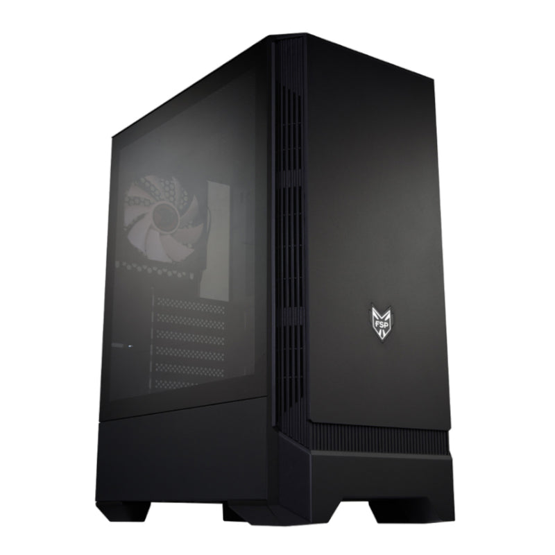 FSP CMT260 ATX | Micro-ATX | Mini-ITX ARGB Mid-Tower Gaming Chassis - Black
