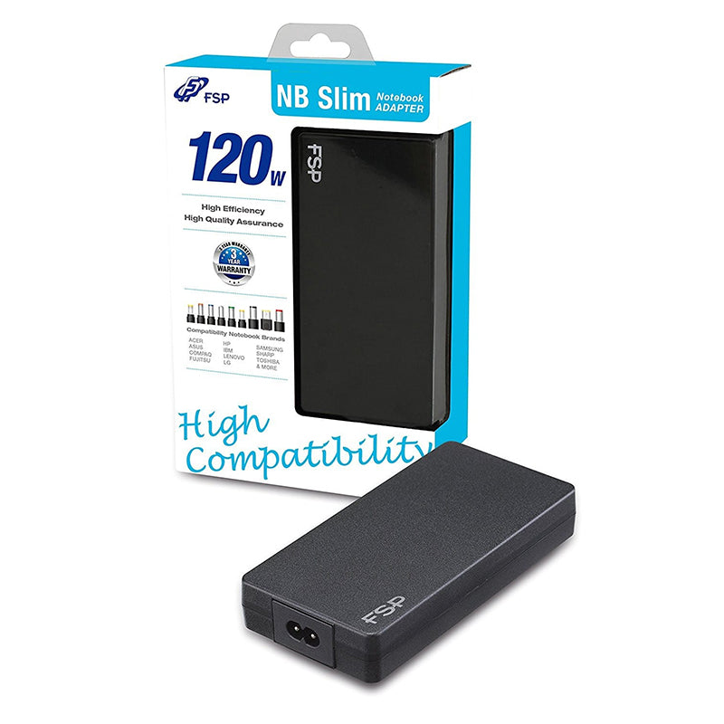 FSP NB PWR ADAPT UNIVERSAL 120W SLIM
