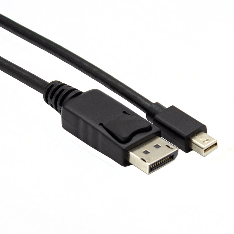 GIZZU Mini DP to DP 4k 30Hz|4k 60Hz 1.8m (Thunderbolt 2 compatible) Cable - Black - TecAfrica Solutions