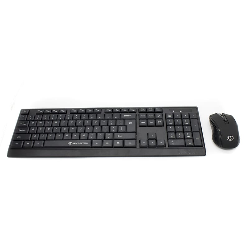 GoFreetech Wireless KB/MOUSE Combo - Black - TecAfrica Solutions